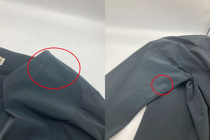 ISSEY MIYAKE イッセイミヤケ ナイロン Vネック ワンピース 長袖 IM14FH004 サイズ3 中古 D4