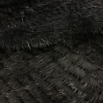 ARBORENTE ミンクファー ポンチョ レディース 冬 リアルファー アシンメトリー ダークブラウン M-Lサイズ 中古 T1