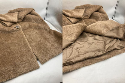 NEMIKA by Leilian ネミカ バイ レリアン アルパカ混 コート サイズ11 中古 D4