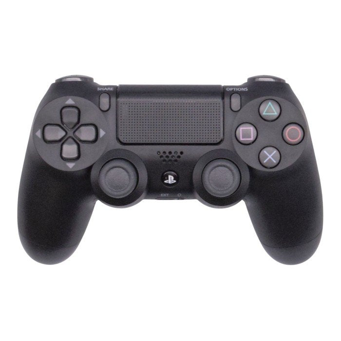 SIE ワイヤレスコントローラー DUALSHOCK 4 ジェット・ブラック CUH-ZCT2J 中古 a1