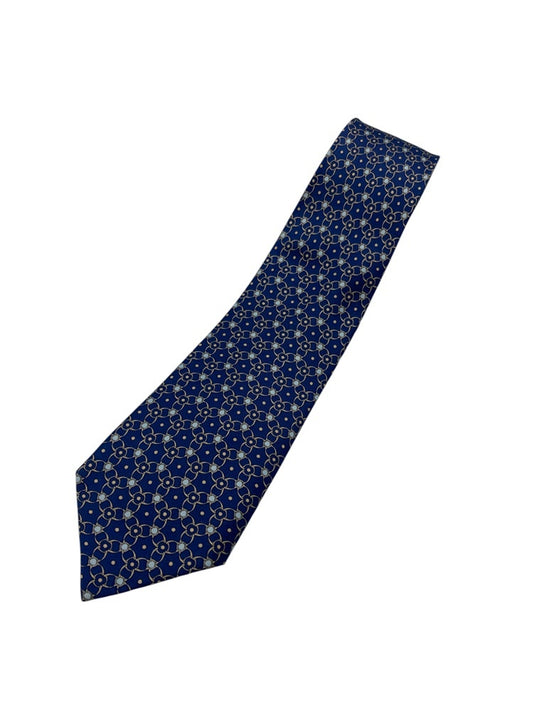 HERMES エルメス サークル模様 ネクタイ シルク100％ 7575 SA 中古 D4