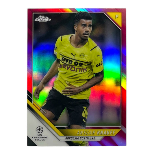 TOPPS サッカーカード CHROME ANSGAR KNAUFF BORUSSIA DORTMUND /175 #6 中古 IT2