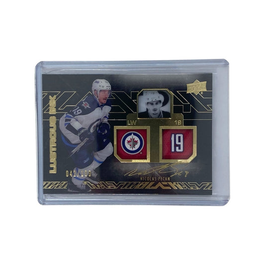 UPPER DECK NHLカード UD BLACK NICOLAS PETAN WINNIPEG JETS 042/199 #LI-NP 中古 IT2