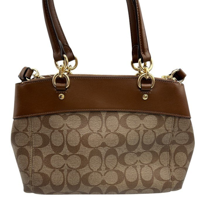 COACH コーチ ショルダーバッグ F26139 トートバッグ ハンド レディース シグネチャーブランド 中古 W４