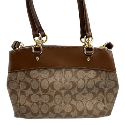 COACH コーチ ショルダーバッグ F26139 トートバッグ ハンド レディース シグネチャーブランド 中古 W４