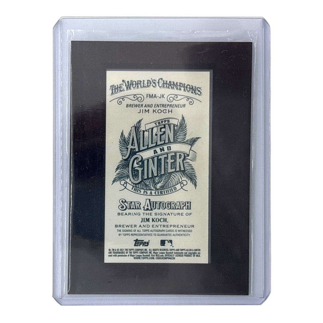 TOPPS MLBカード ALLEN & GINTER JIM KOCH /25 #FMA-JK 中古 IT1