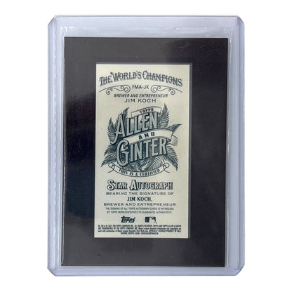 TOPPS MLBカード ALLEN & GINTER JIM KOCH /25 #FMA-JK 中古 IT1