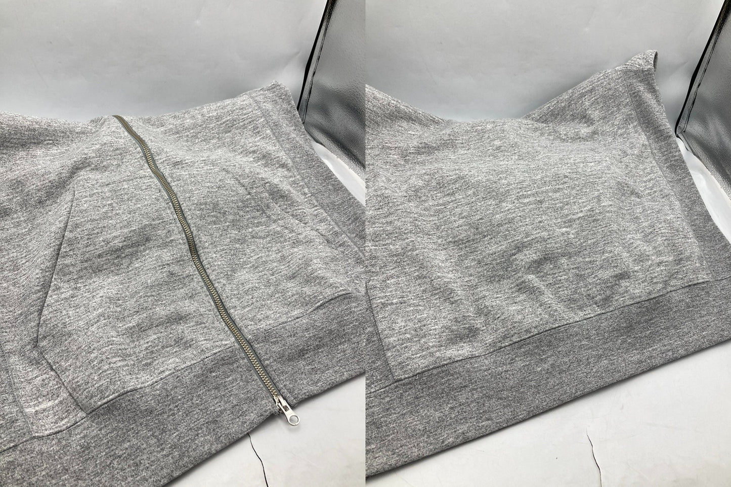 THE NORTH FACE ザ・ノースフェイス スクエアロゴ フルジップパーカー NT11952 サイズXL メンズ 中古 D4