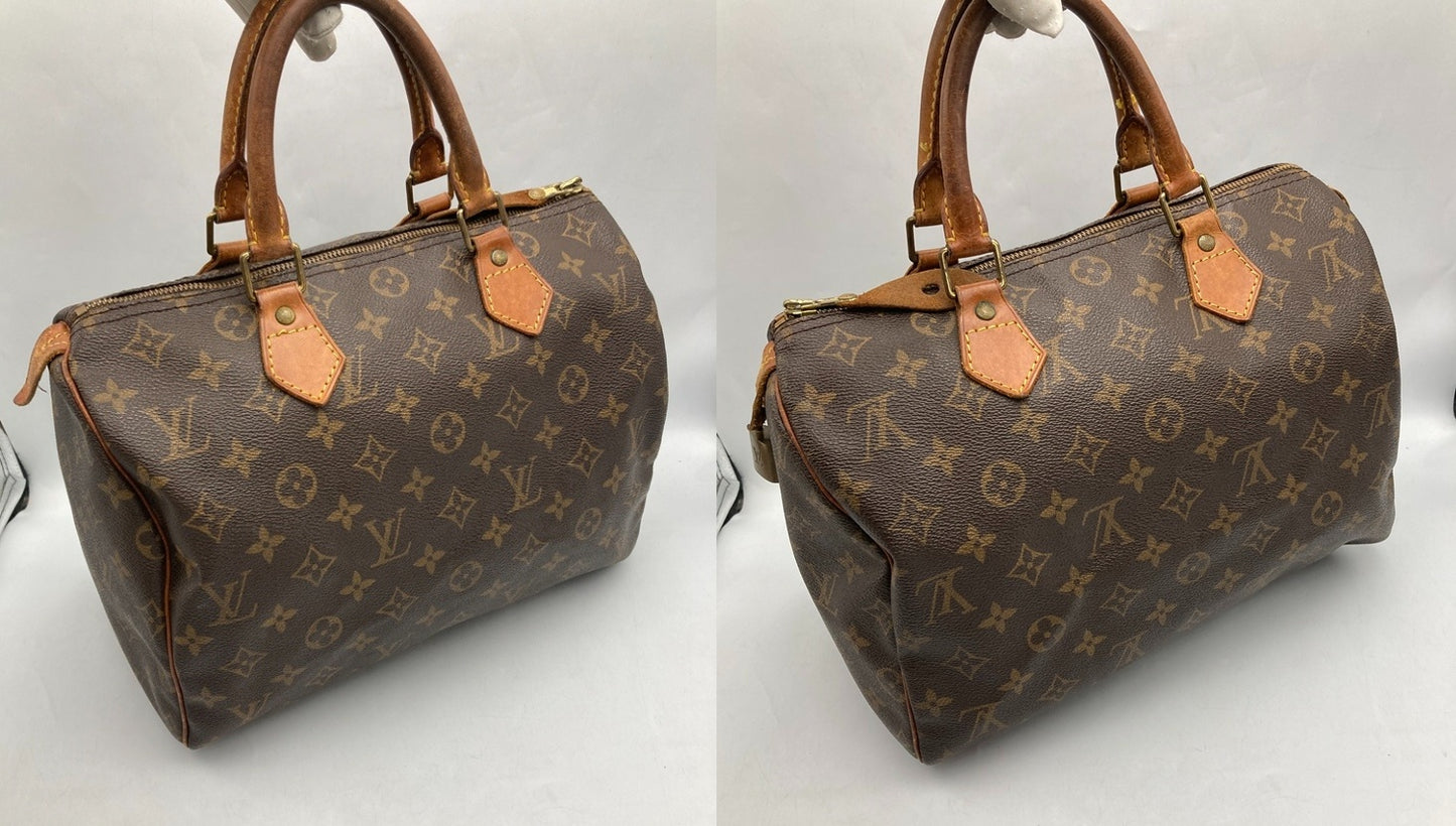 LOUIS VUITTON ルイヴィトン モノグラム スピーディー30 ハンドバッグ M41526 中古 D4