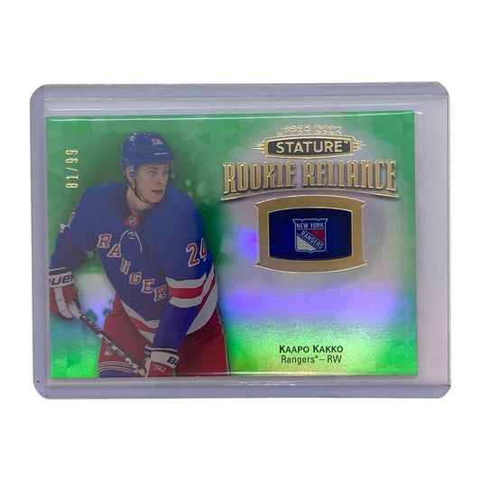 UPPER DECK NHLカード STATURE КААРО КАККО RANGERS 81/99 #RR-25 中古 IT2
