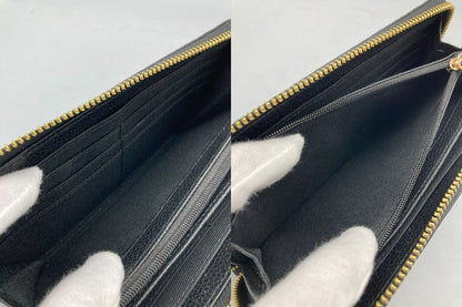 RODANIA ロダニア ダイヤモンドパイソン ラウンドファスナー 長財布 RDOP276BK 中古 D4