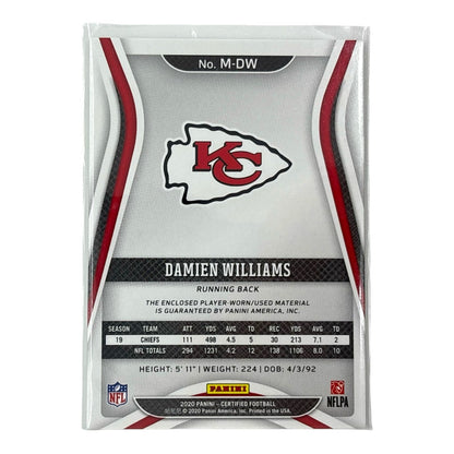 PANINI NFLカード CERTIFIED DAMIEN WILLIAMS KANSAS CITY CHIEFS 252/299 #M-DW 中古 IT1