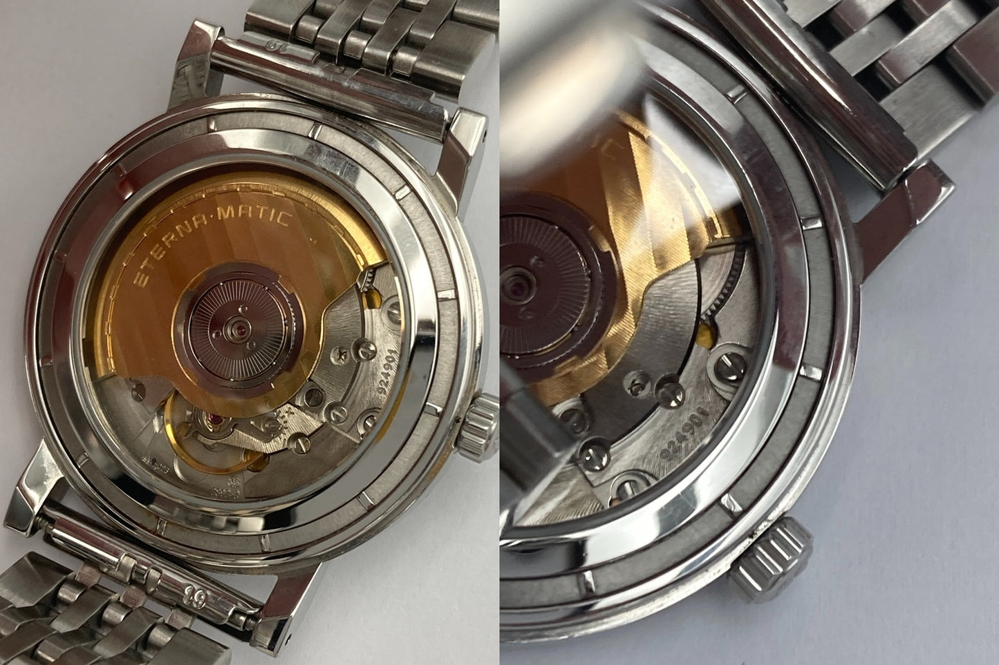 ETERNA エテルナマチック デイト 自動巻 腕時計 8402.41 中古 D4