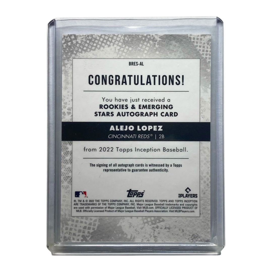 TOPPS MLBカード INCEPTION ALEJO LOPEZ REDS 044/125 #BRES-AL 中古 IT2