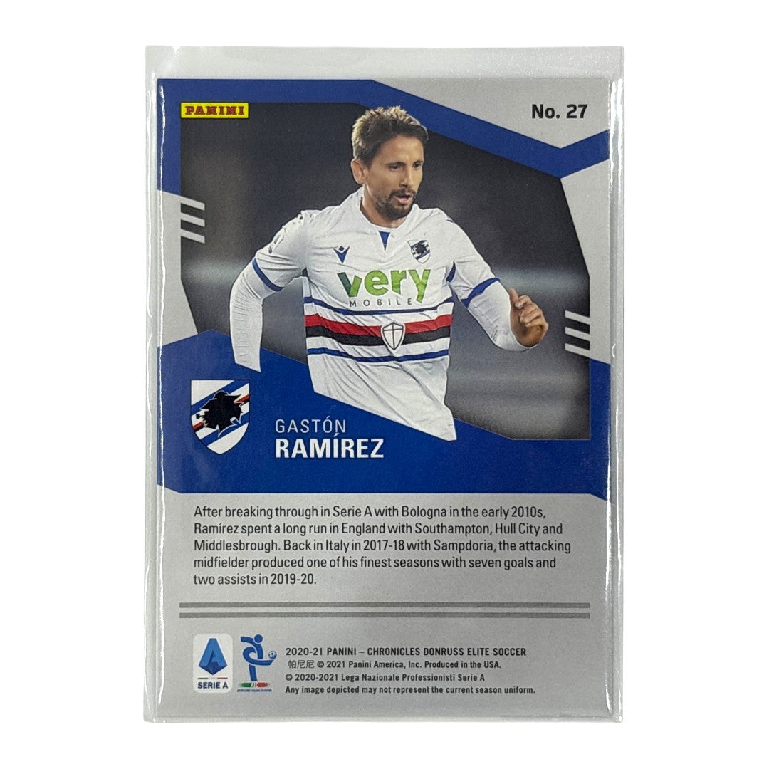 PANINI サッカーカード CHRONICLES DONRUSS ELITE GASTON RAMIREZ SAMPDORIA /88 #27 中古 IT1