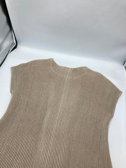 SPECCHIO スペッチオ シャトルプリーツ フレンチスリーブ ワンピース サイズ40 中古 D4