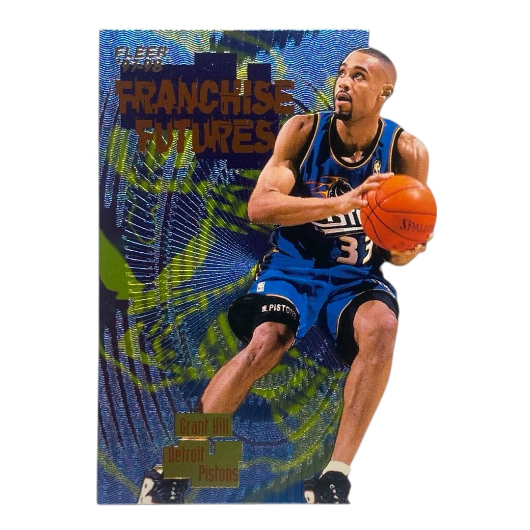 FLEER NBAカード FRANCHISE FUTURES DIE CUT GRANT HILL DETROIT PISTONS #5 中古 IT2
