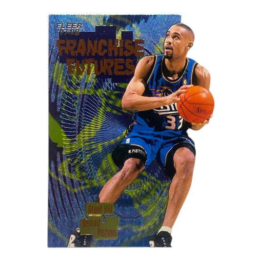 FLEER NBAカード FRANCHISE FUTURES DIE CUT GRANT HILL DETROIT PISTONS #5 中古 IT2