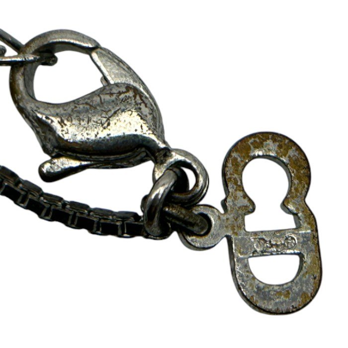 Christian Dior クリスチャン ディオール トロッター プレート ネックレス アクセサリー ブランド レディース ペンダント 中古 W1