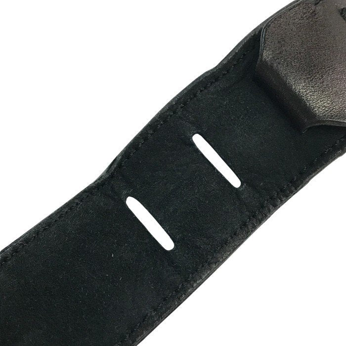 Salve! サルウェー ギターストラップ クロコダイルレザー ワニ革 鰐 ブラック 中古 T1