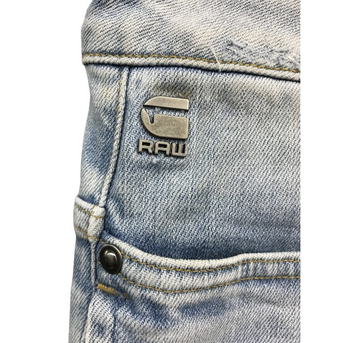 G-STAR RAW 3D SKINNY パンツ メンズ オールシーズン デニム ライトブルー 28サイズ D05385-6997-424 中古 M1