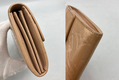 LOUIS VUITTON ルイヴィトン ヴェルニ ポルトフォイユ・サラ M91522 長財布 中古 D4