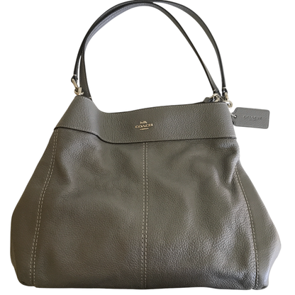 コーチ トート バッグ F28997 グレー レザー COACH 鞄 ブランド おしゃれ 中古 W1