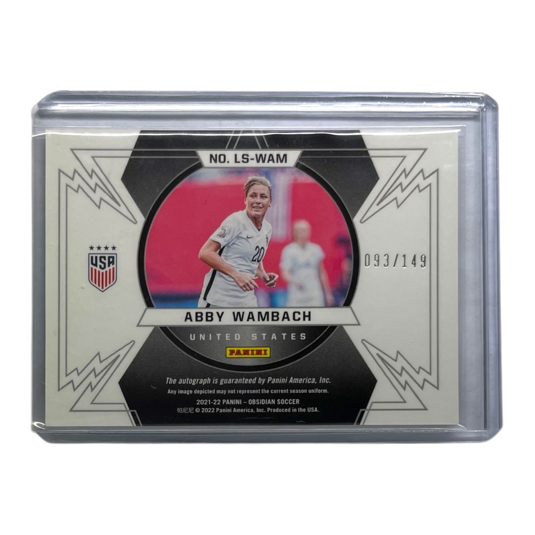 PANINI サッカーカード OBSIDIAN ABBY WAMBACH UNITED STATES /149 #LS-WAM 中古 IT2