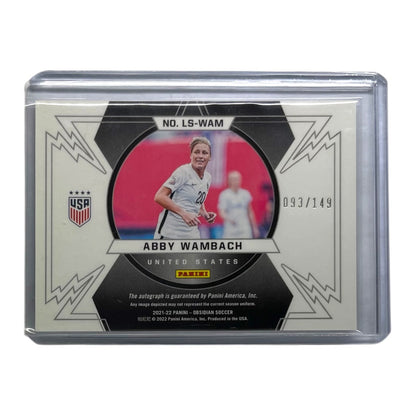 PANINI サッカーカード OBSIDIAN ABBY WAMBACH UNITED STATES /149 #LS-WAM 中古 IT2