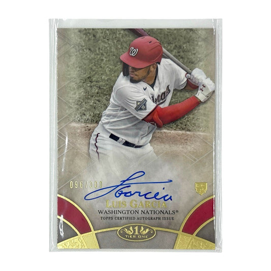 TOPPS MLBカード TIER ONE LUIS GARCIA WASHINGTON NATIONALS 096/300 #BOA-LGA 中古 IT1