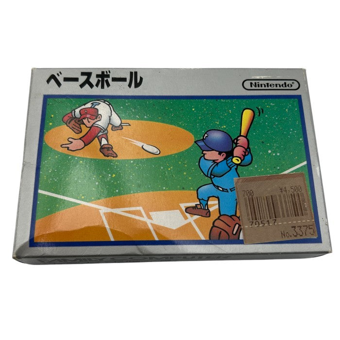 ファミリーコンピュータ ソフト ベースボール HVC-BA 任天堂 Nintendo ニンテンドー ゲーム ファミコン 中古 W４