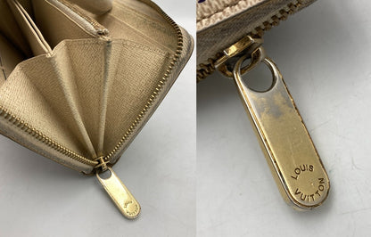 LOUIS VUITTON ルイヴィトン ジッピーウォレット ダミエアズール N41660 中古 D4