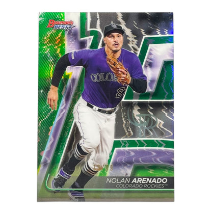 TOPPS MLBカード BOWMAN'S BEST NOLAN ARENADO COLORADO ROCKIES /99 #18 中古 IT2