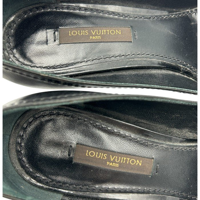 LOUIS VUITTON ルイヴィトン パンプス 35 (約22.5cm) ブランド 靴 シューズ ヒール レザー 中古 W４
