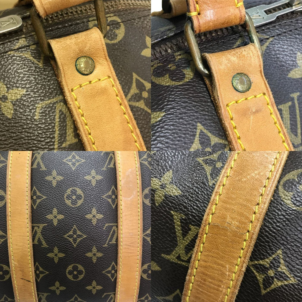LOUIS VUITTON ルイヴィトン モノグラム キーポル 50 ボストンバッグ ユニセックス 旅行鞄 廃番 ブラウン M41426 中古 T1