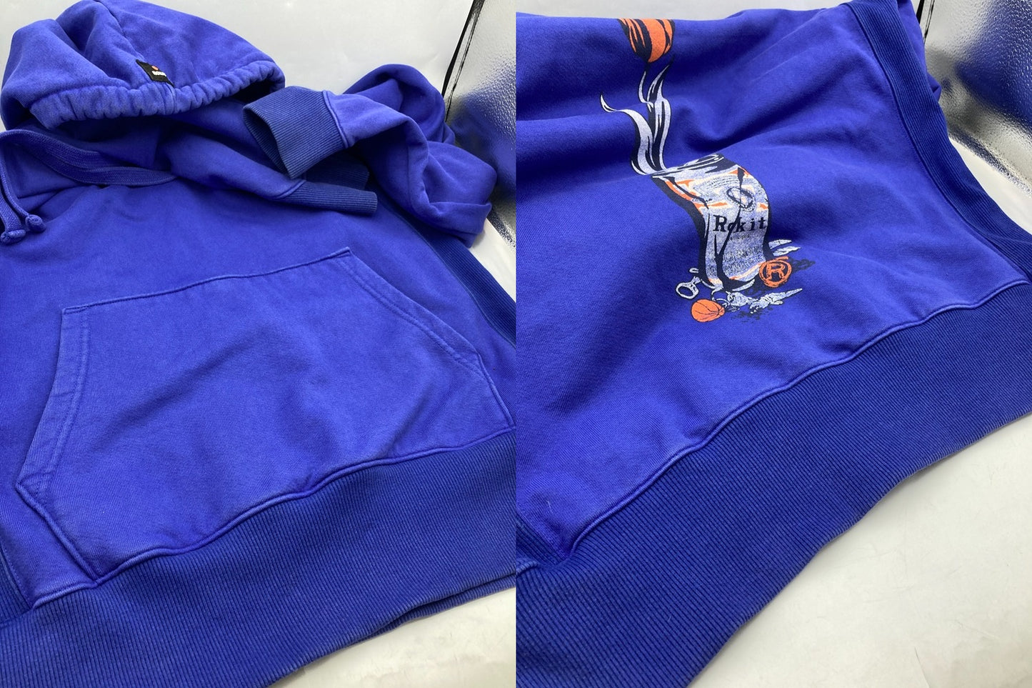 ROKIT×Wasted Youth ロキット ウェステッドユース フーデッドパーカー サイズM 中古 D4