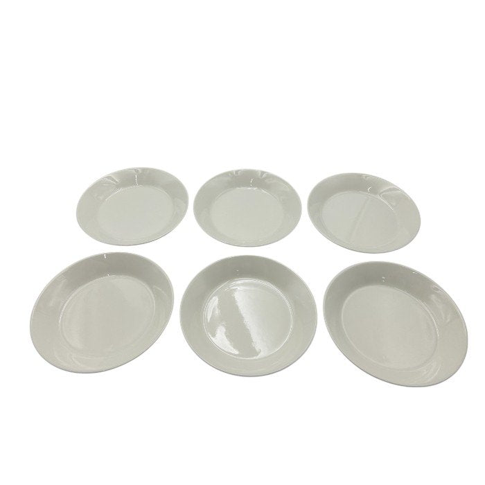 iittala イッタラ TEEMA ティーマ カップ＆ソーサー 6客 洋食器 シンプル  セット ホワイト 中古 Ｗ４