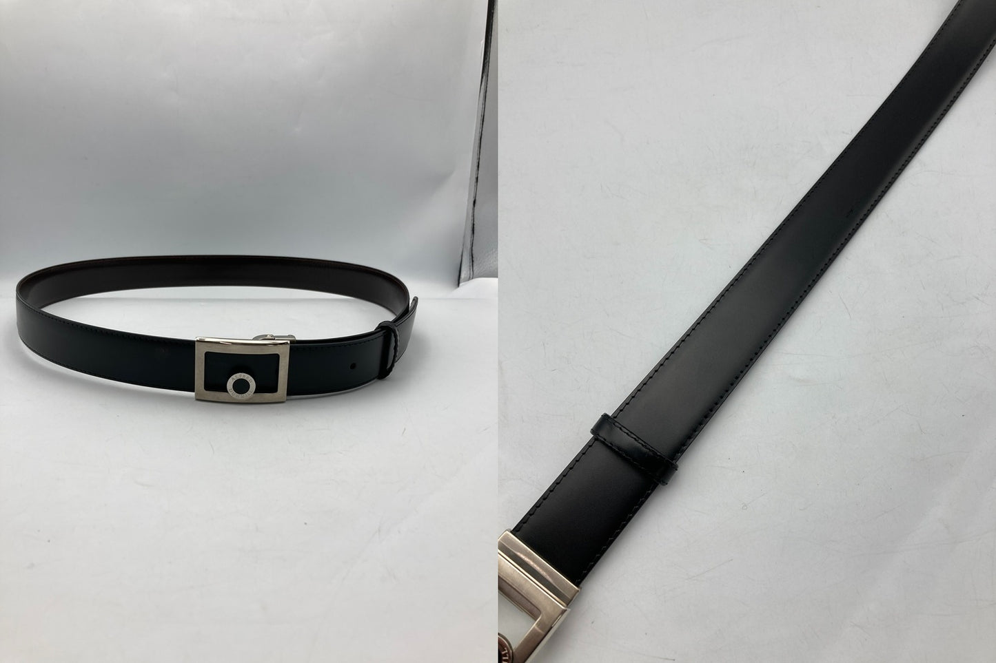 ALFRED DUNHILL ダンヒル バックル レザーベルト メンズ 中古 D4