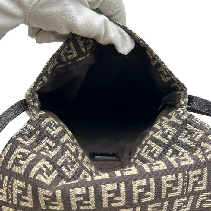 FENDI フェンディ ズッキーノ カムセポシェット ショルダーバッグ 斜め掛け 小さめ 総柄 中古 W４