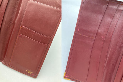 Cartier カルティエ マストライン 2つ折り 長札入れ 中古 D4