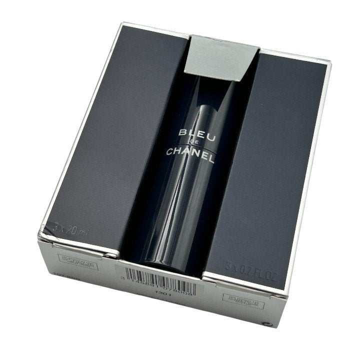 CHANEL シャネル BLEU DE CHANEL ブルードゥシャネル トラベル スプレイ 20ml×3 香水 フレグランス メンズ 持ち運び コンパクト 中古 W４