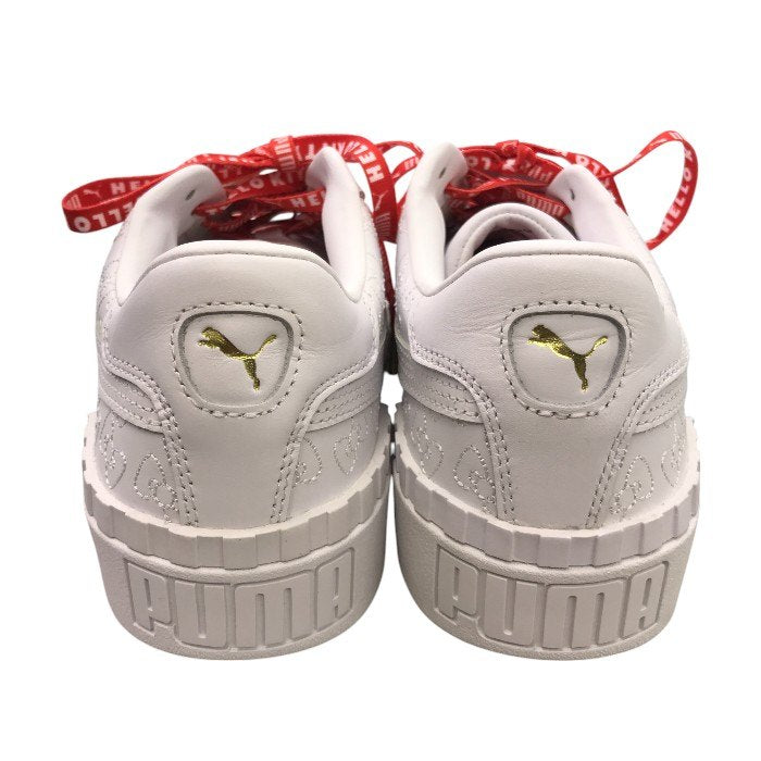 puma×ハローキティ コラボスニーカー レディース オールシーズン 厚底 ホワイト 25cm 372328-01 中古 M1