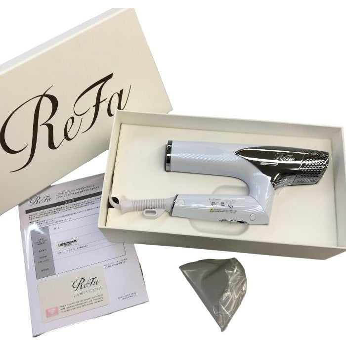 Refa リファビューテック ドライヤースマート ホワイト ヘアドライヤー コンパクト ハイパワー 折りたたみ RE-AN-02A 中古 T1
