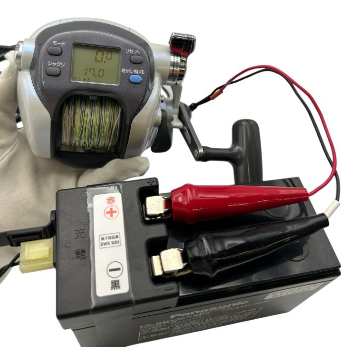 Daiwa ダイワ 電動リール スーパータナコンX500CP National バッテリーパック セット 釣り フィッシング アウトドア コード付き 中古 W４