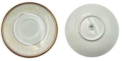 【中古】 Richard Ginori リチャードジノリ ジオカルティン プリマクラッセコラボ カップ＆ソーサー シュガーポット クリーマー ５客セット 洋食器 廃盤 ブランド 紅茶 ティー W４