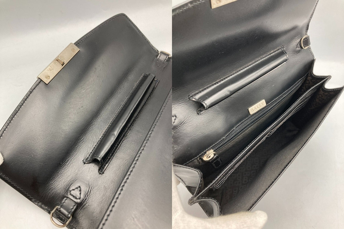 BALLY バリー レザー ダイアルロック セカンドバッグ 中古 D4