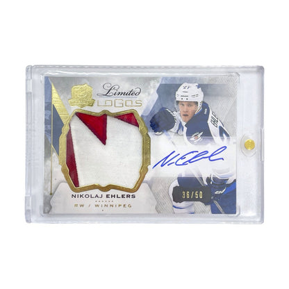 UPPER DECK NHLカード THE CUP LIMITED LOGOS NIKOLAJ EHLERS WINNIPEG JETS 36/50 #LL-NE 中古 IT1