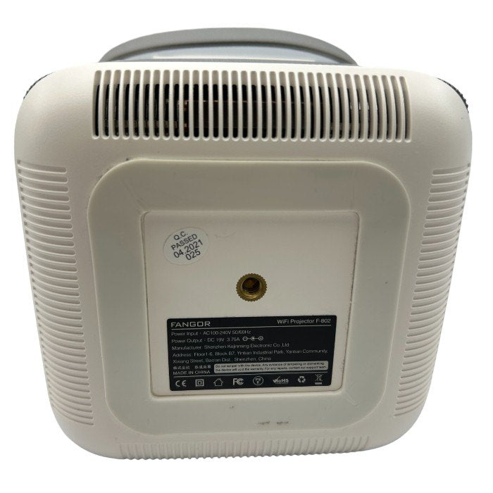FANGOR WiFi プロジェクター F-802 ワイヤレス 有線 HDMI ミラーリング コンパクト 中古 W４