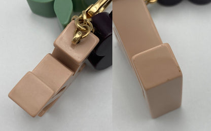 LOUIS VUITTON ルイヴィトン ビジューサック プレイタイム チャーム キーホルダー ピンク ミント パープル M66200 中古 D4