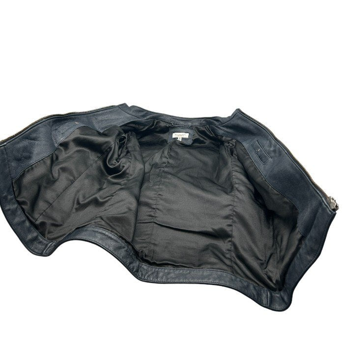 BEAUTY&YOUTH UNITED ARROWS シングルライダース ゴートレザージャケット メンズ M ビューティー＆ユース ユナイテッドアローズ 山羊革 ブラック 秋 アウター 中古 W４
